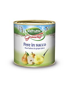 Valfrutta Pear Halves In Grape Juice