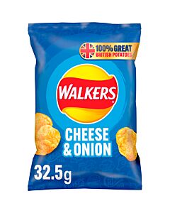 Walkers Cheese & Onion Crisps