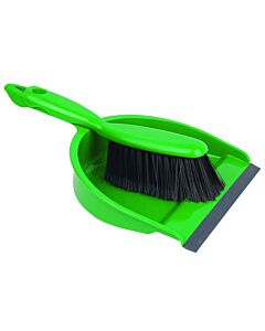 Robert Scott Green Dustpan & Soft Brush - unit