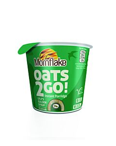 Mornflake Oats 2 Go Golden Syrup Porridge Pots