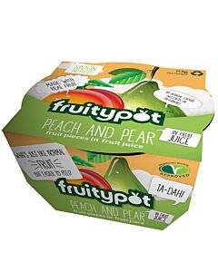 Fruitypot Peach & Pear in Juice Pots