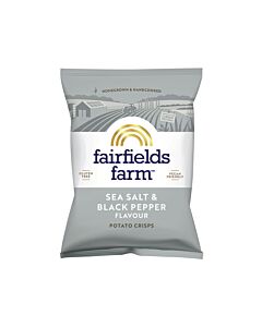 Fairfields Farm Sea Salt & Black Pepper Crisps