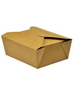 Vegware Medium Brown Kraft Deli Takeaway Boxes