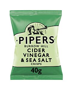 Pipers Burrow Hill Cider Vinegar & Sea Salt Crisps