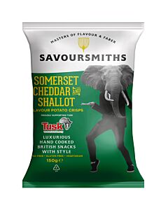 Savoursmiths Somerset Cheddar & Shallot Crisps