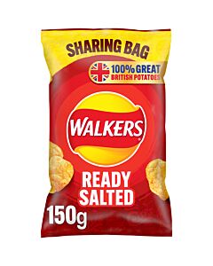 Walkers Ready Salted Potato Crisps Sharing Bags