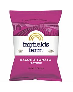 Fairfields Farm Bacon & Tomato Crisps