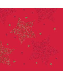 Swantex Merry & Bright Red Christmas Napkins 40cm 3ply