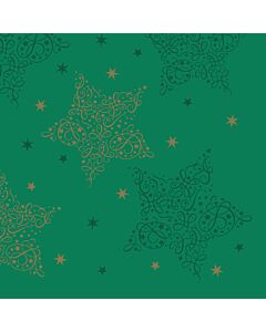 Swantex Merry & Bright Green Christmas Napkins 33cm 2ply