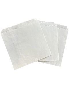 Zeus Packaging White Sulphite Paper Bags 12cm