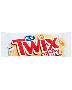 Twix Caramel & White Chocolate Fingers Biscuit Snack Bar