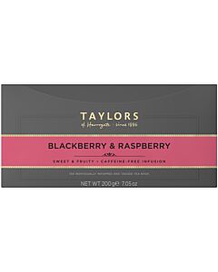Taylors of Harrogate Blackberry & Raspberry Tagged Tea bags