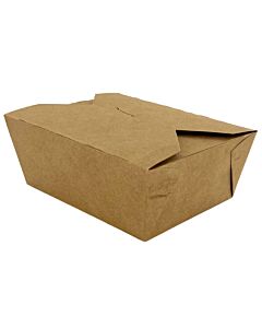 Zeus Packaging Small Kraft Leakproof Containers 750ml - 26oz