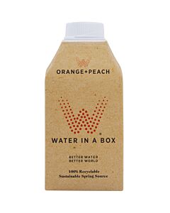 Framptons Water in a Box Orange & Peach Spring Water