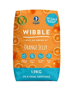 Wibble Orange Vegan Jelly Crystals