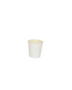 Zeus Packaging Single Wall Recyclable White Cup 4oz