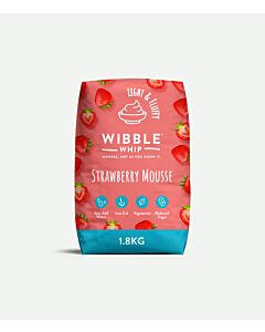 Wibble Foods Strawberry Flavour Mousse Reduced Sugar Mix