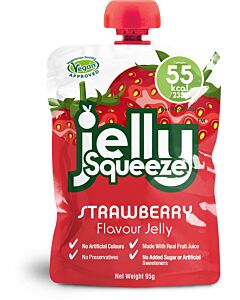 Fruitypot Strawberry Jelly Squeeze Pouches