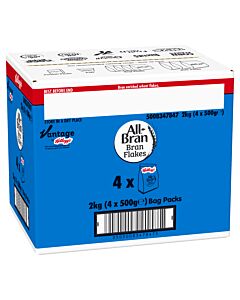 Kelloggs Bran Flakes Cereal Bag Pack