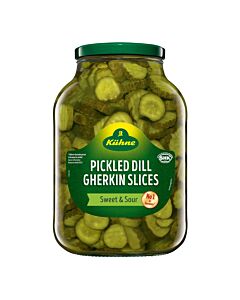 Kuhne Pickled Dill Gherkin Slices
