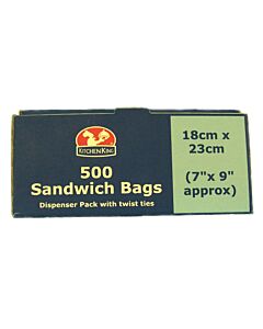 Kitchen King Sandwich Bags On Roll 18cm x 23cm - unit