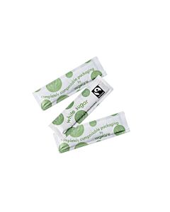 Vegware Fairtrade White Sugar Stick Sachets