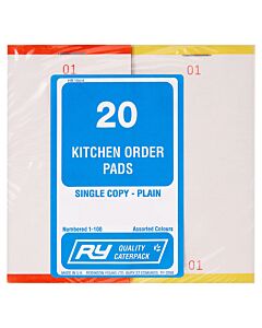 Robinson Young Kitchen Order Pads - unit