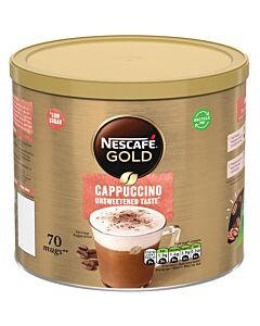 Nescafé Gold Cappuccino Unsweetened Coffee Tin