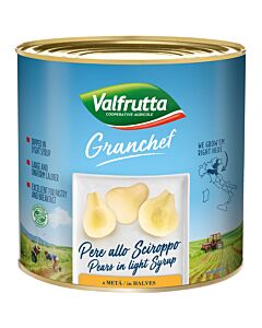 Valfrutta Pear Halves In Light Syrup