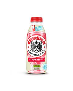 Crusha No Added Sugar Strawberry Milkshake Mix