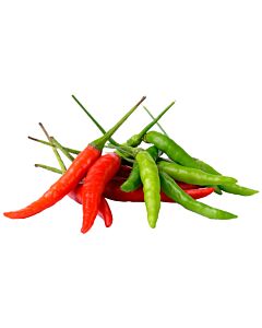 Fresh Red and Green Chillies