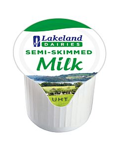 Lakeland Dairies UHT Semi Skimmed Milk Portions