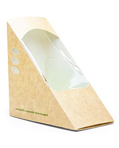 Vegware Compostable Standard Sandwich Wedges