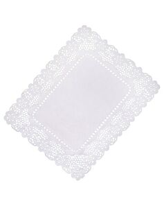 White Lace Paper Tray Covers 25cm x 36cm