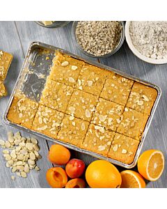 Handmade Cake Frozen Vegan Apricot, Orange & Almond Slice