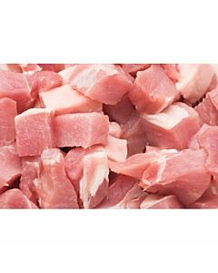 Frozen Uncooked British Diced Pork Shoulder