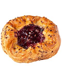 Bridor Frozen Vegan Cherry & Linseed Crowns