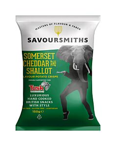 Savoursmiths Somerset Cheddar & Shallot Crisps