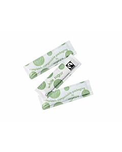 Vegware Fairtrade White Sugar Stick Sachets