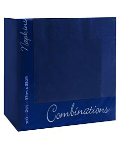 Combinations 2 Ply Navy Blue Napkins 33cm