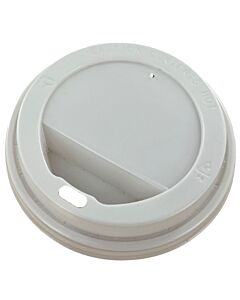 Zeus Packaging White Hot Cup Lids 12/16oz
