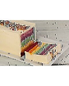 Truly Treats Frozen Rainbow Loaf Cake