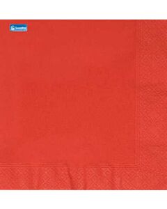 Swantex Napkins Red 3ply 40cm