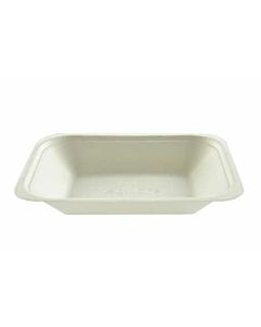 Vegware Compostable Medium Bagasse Chip Trays