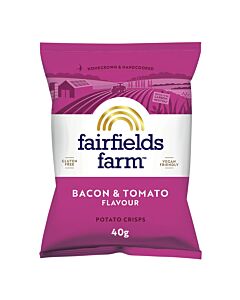 Fairfields Farm Bacon & Tomato Crisps