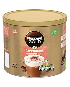 Nescafé Gold Cappuccino Unsweetened Coffee Tins