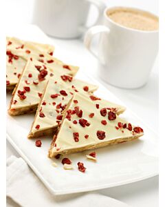 Handmade Cake Frozen White Chocolate & Cranberry Tiffin