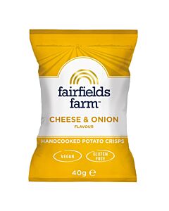 Fairfields Farm Cheese & Onion Crisps