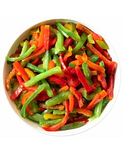Greens Frozen Sliced Peppers Red & Green