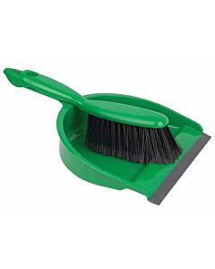 Robert Scott Green Dustpan & Soft Brush - unit